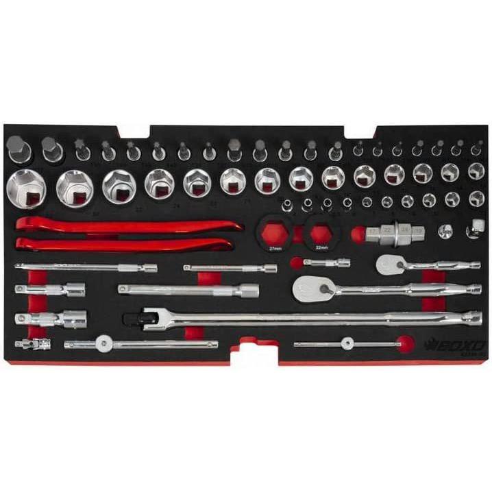 BOXO USA Heavy Duty 103 Piece MotoBox Tool Box-SR1 Performance