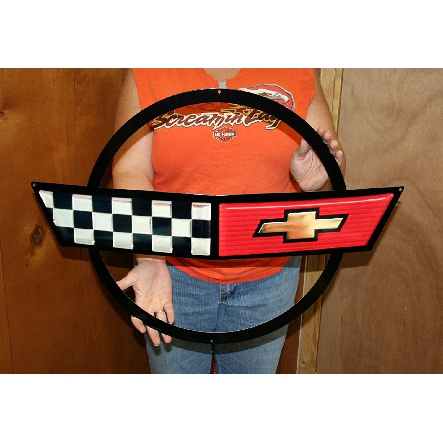 C4 Corvette 1984-1990 Large Metal Sign 27" x 19"-SR1 Performance