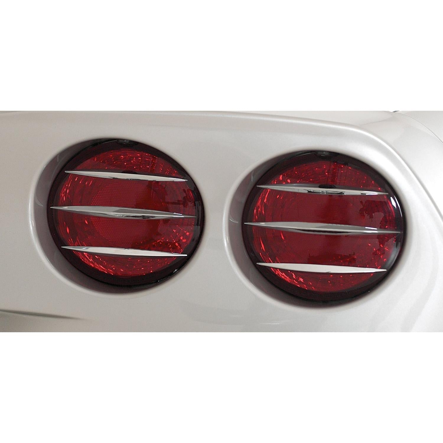 Corvette Taillight Spears 12 Pc. Billet Chrome : C6,Z06-SR1 Performance