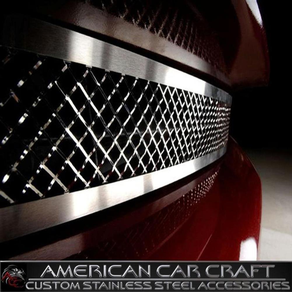 C6 Stainless Steel Diamond Laser Mesh Front Grille (05-13 C6)-SR1 Performance