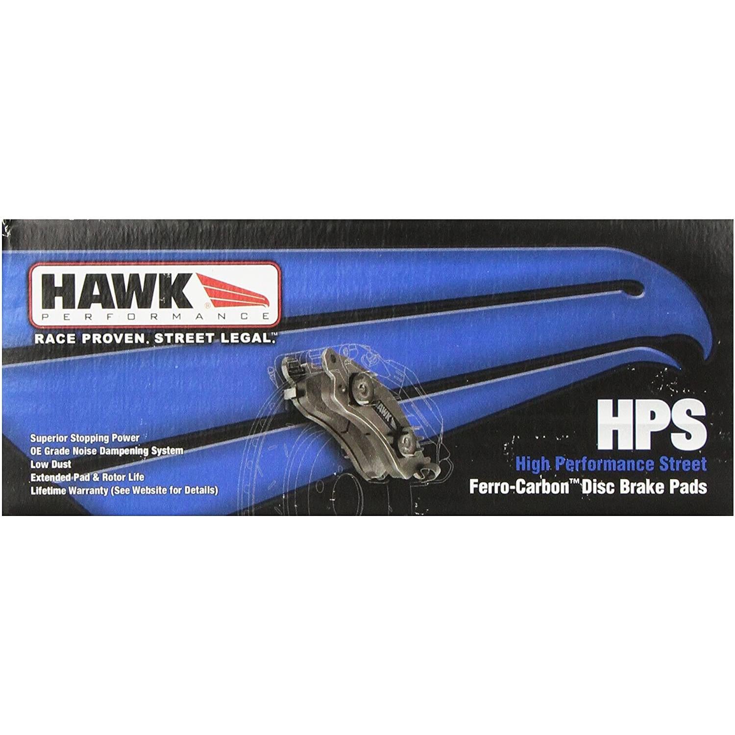 Hawk Performance HB638F.702 HPS Performance Ceramic Brake Pad-SR1 Performance