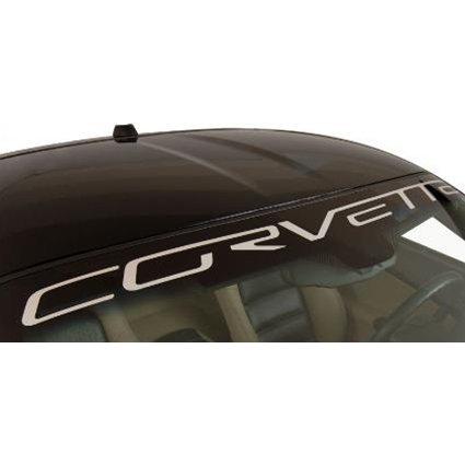 Corvette Windshield Decal Letter Kit : 2005-2013 C6,Z06,ZR1,GS (Millennium Yellow)-SR1 Performance