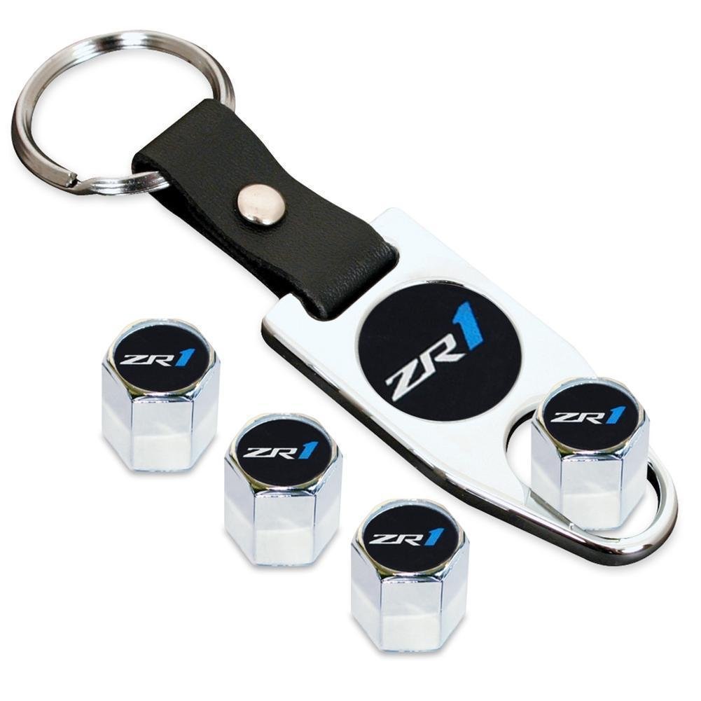 C6 Corvette Valve Stem Caps With C6 ZR1 Logo-SR1 Performance