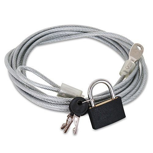 Car Cover Lock Package with Cable Lock and Keys for Universal Car Covers : Steel-SR1 Performance