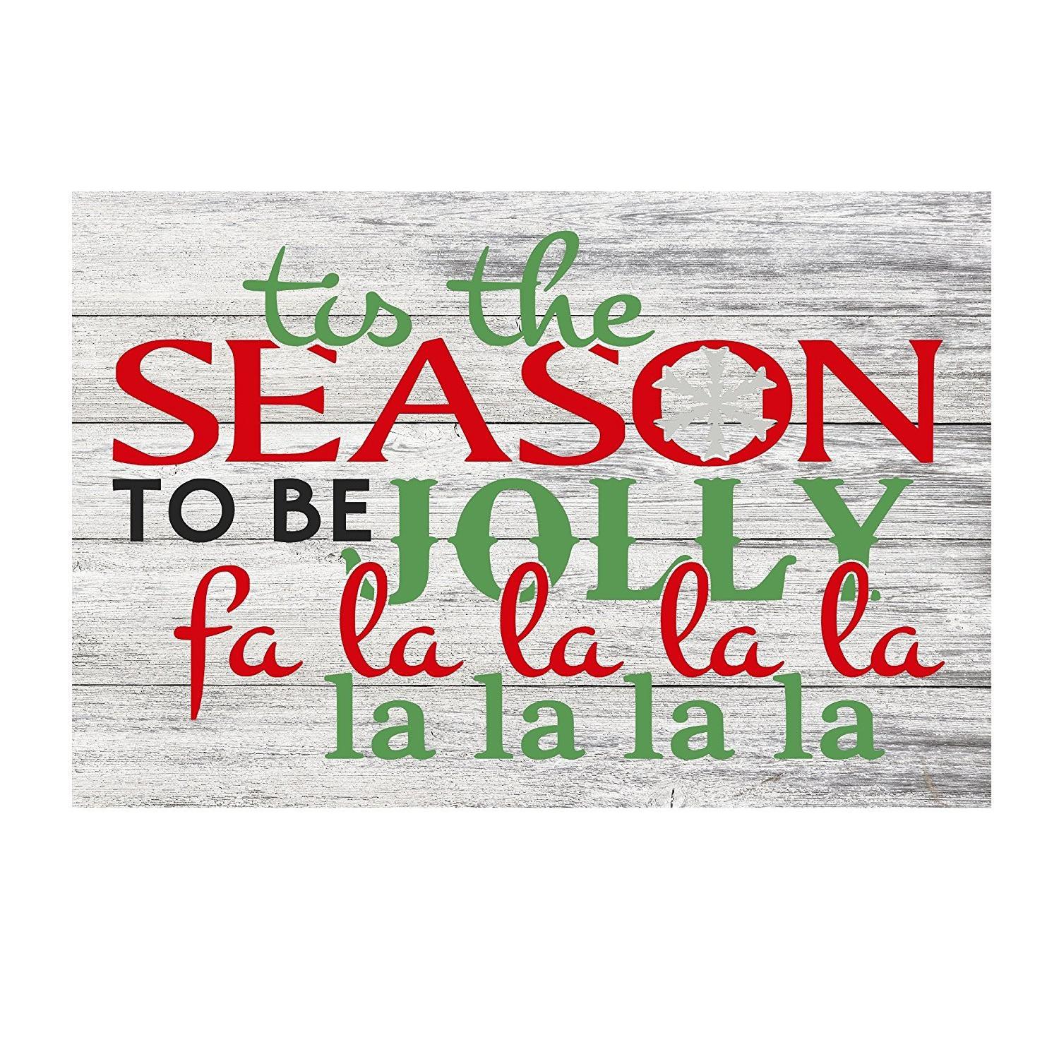 Christmas Quote Decor Metal Sign - 12" x 8"-SR1 Performance