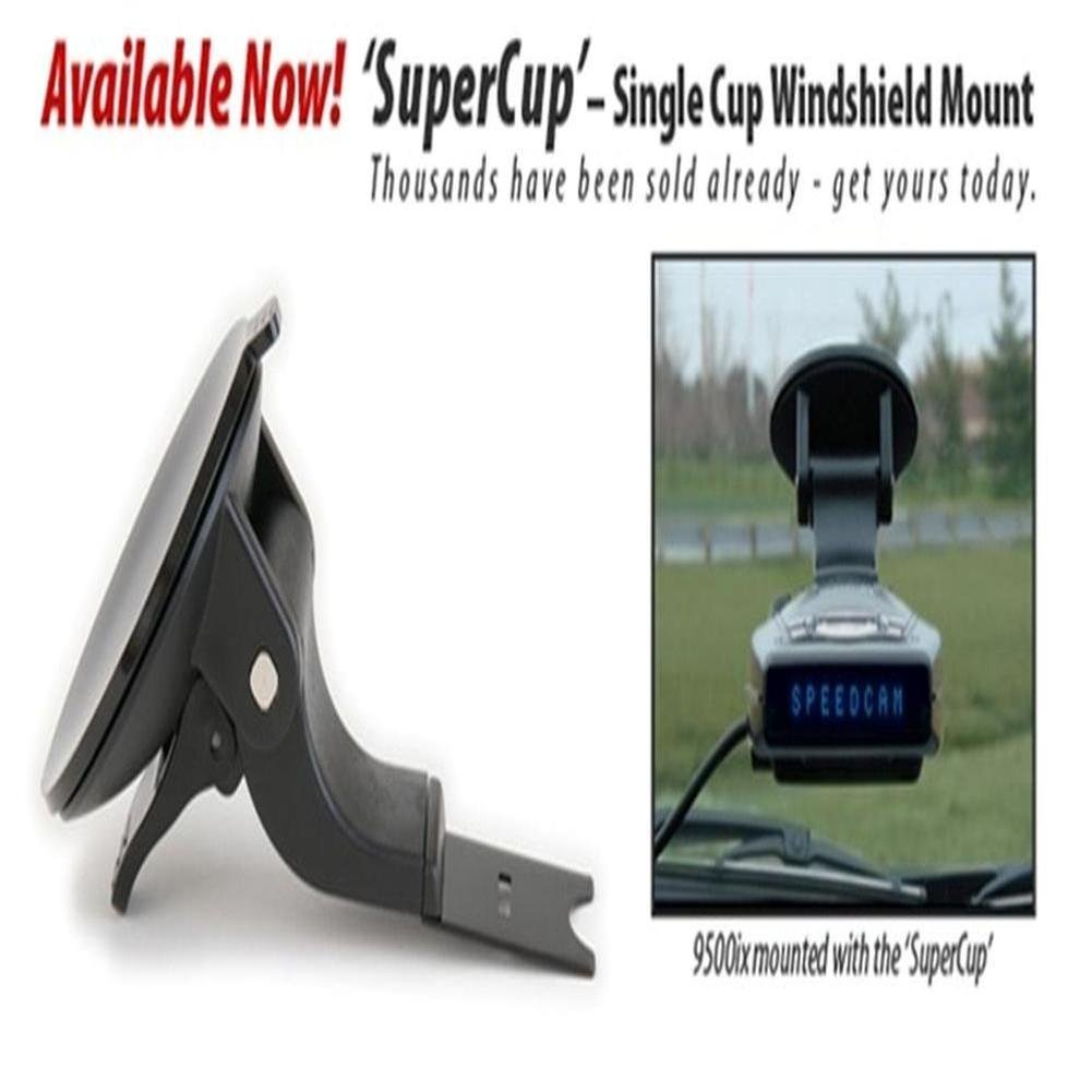 Corvette Radar Detector Windshield Mount "SuperCup" : 1997-2013 C5,C6,Z06,ZR1,GS-SR1 Performance