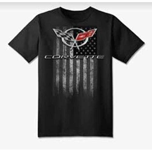 C5 Corvette American Legacy Men's T-Shirt - Black-SR1 Performance
