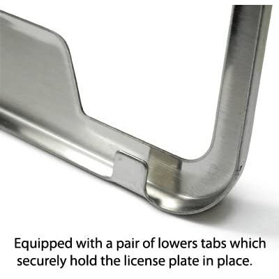 Cadillac Laser Etched License Plate Frame - Stainless Steel-SR1 Performance