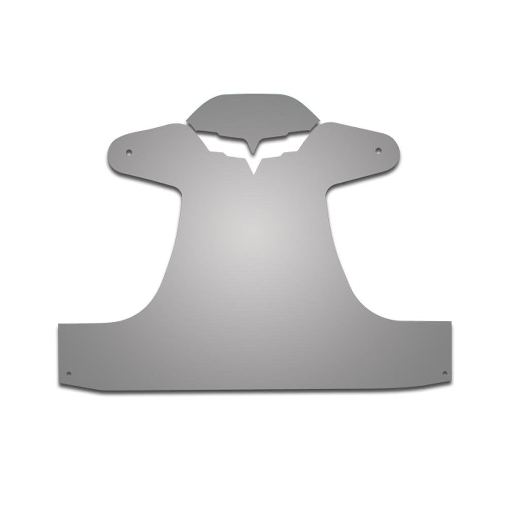 Corvette Air Tube Cover Polished Component - Polished Stainless Steel : 2006-2013 Z06 LS7 / GS LS3-SR1 Performance