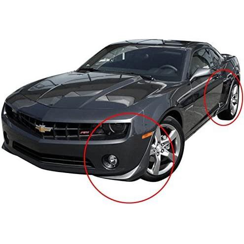 2010-2015 Camaro Front Air Foil 4 Pc. (Set) : RS only (Unpainted)-SR1 Performance