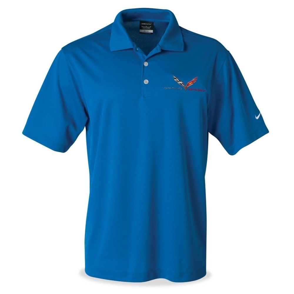 Corvette - Men's Nike Dri-Fit Polo : C7 Grand Sport-SR1 Performance