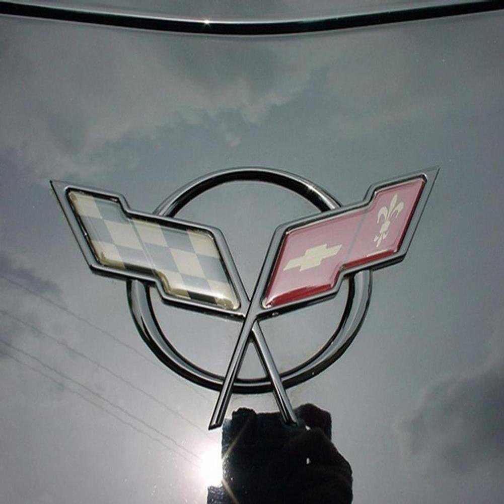 1997-2004 C5 Corvette Emblem Blackout Overlay - Set of 2-SR1 Performance
