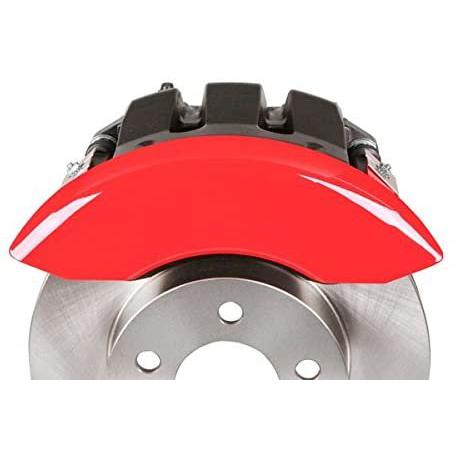 MGP Caliper Covers 14036SCS5RD Caliper Cover with Red Powder Coat Finish, (Set of 4)-SR1 Performance