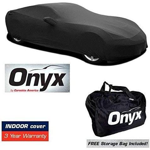 C7 Corvette HIGH END Onyx Black Satin Custom FIT Stretch Indoor CAR Cover FITS: All C7 14-19 CORVETTES-SR1 Performance