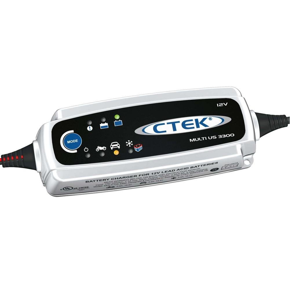 CTEK (56-158) MULTI US 3300 12 Volt Fully Automatic 4 Step Battery Charger-SR1 Performance