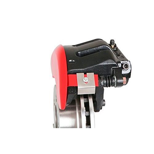 MGP Caliper Covers 12162SCL1RD 'Challenger ll' Engraved Caliper Cover with Red Powder Coat Finish and Silver Characters, (Set of 4)-SR1 Performance