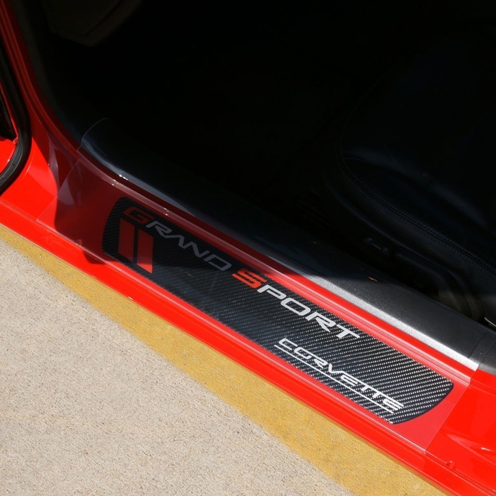 2005-2013 C6 Corvette - Clear Door Sill Ease/Protector-SR1 Performance