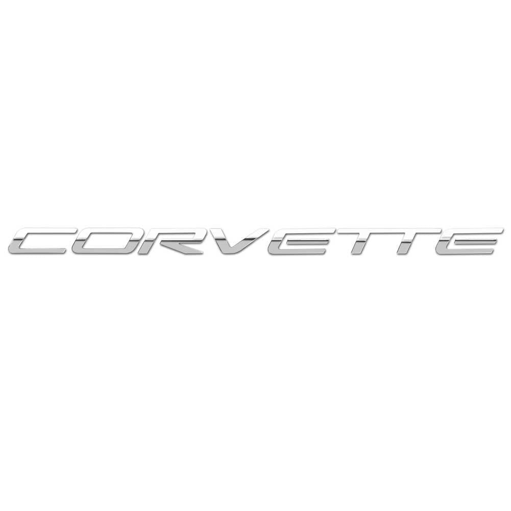 Corvette Front Letters - Mirror Finish Stainless Steel (Set) : C5 & Z06-SR1 Performance