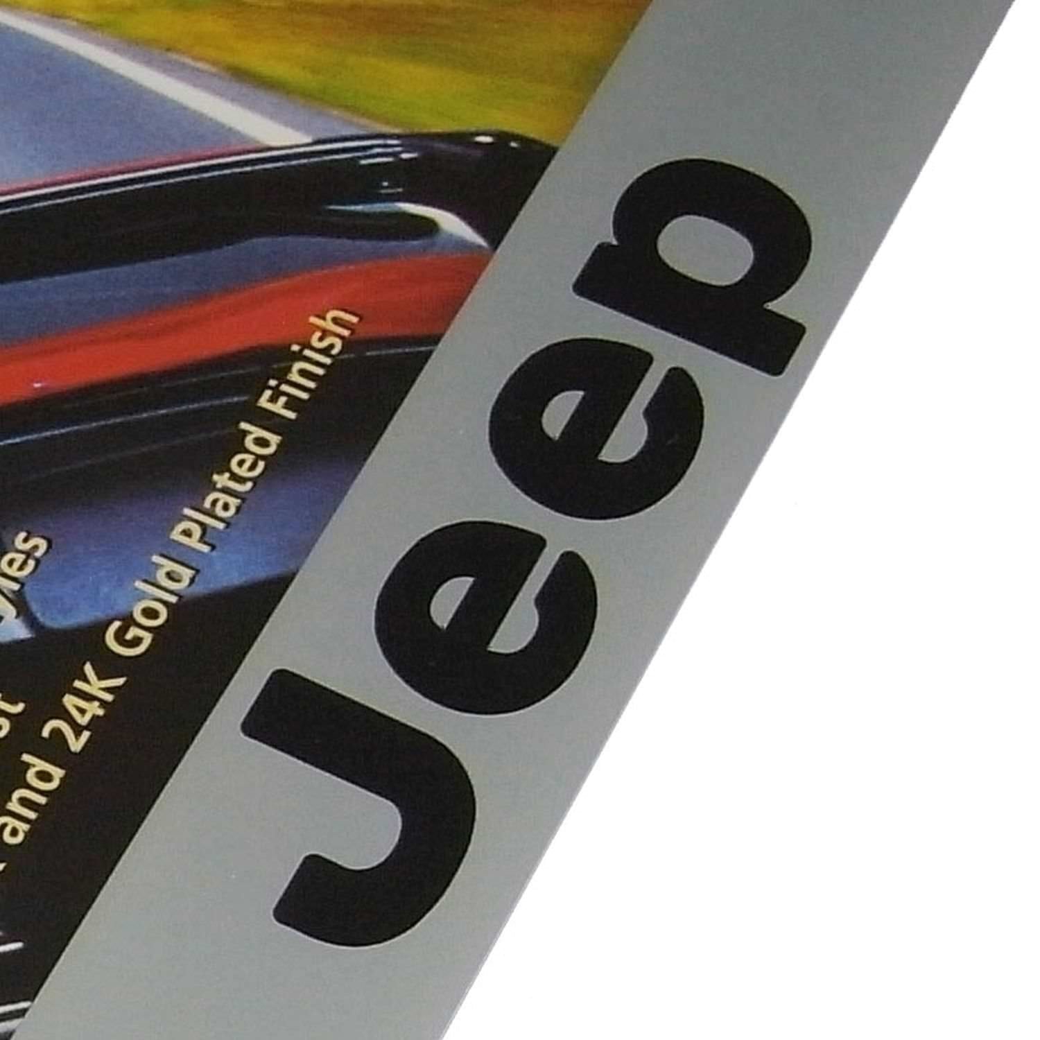 Jeep License Plate Frame - Chrome-SR1 Performance