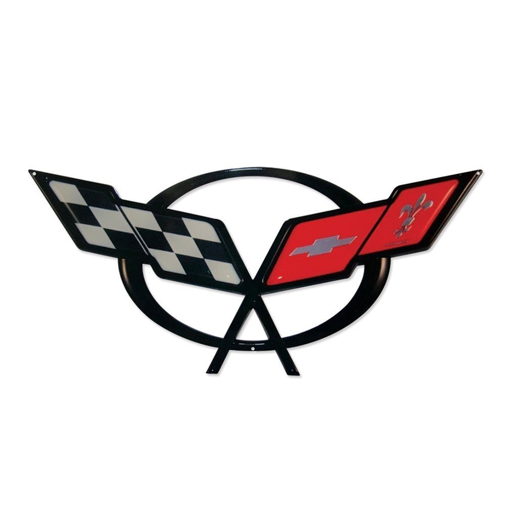 Corvette Metal Sign C5 COR13 32x15 by PhotoSTEEL-SR1 Performance