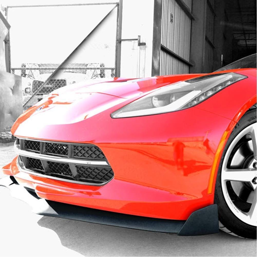 C7 Corvette Stingray GTX Front Splitter - Fiberglass-SR1 Performance