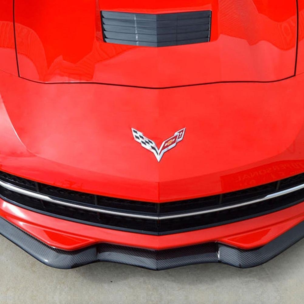 C7 Corvette Stingray GTX Front Splitter - Carbon Fiber-SR1 Performance