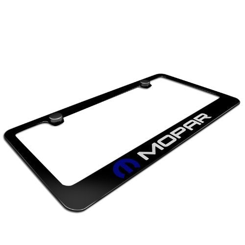 Mopar License Plate Frame - Black-SR1 Performance