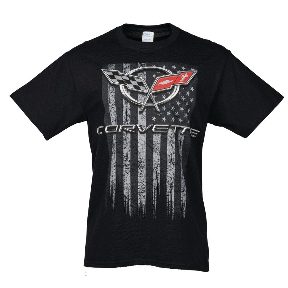 C5 Corvette American Legacy Men's T-Shirt - Black-SR1 Performance