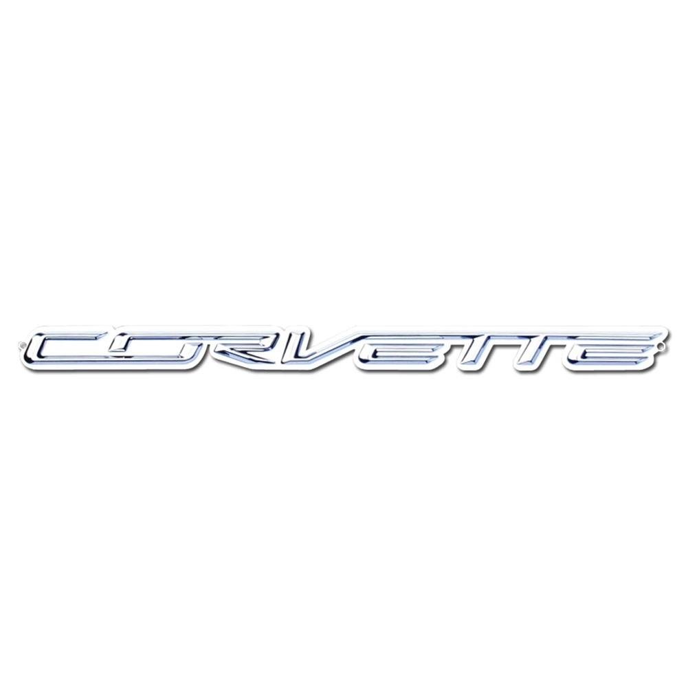 C7 Stingray "CORVETTE" Script Metal Sign Wall Emblem - 18" x 2"-SR1 Performance
