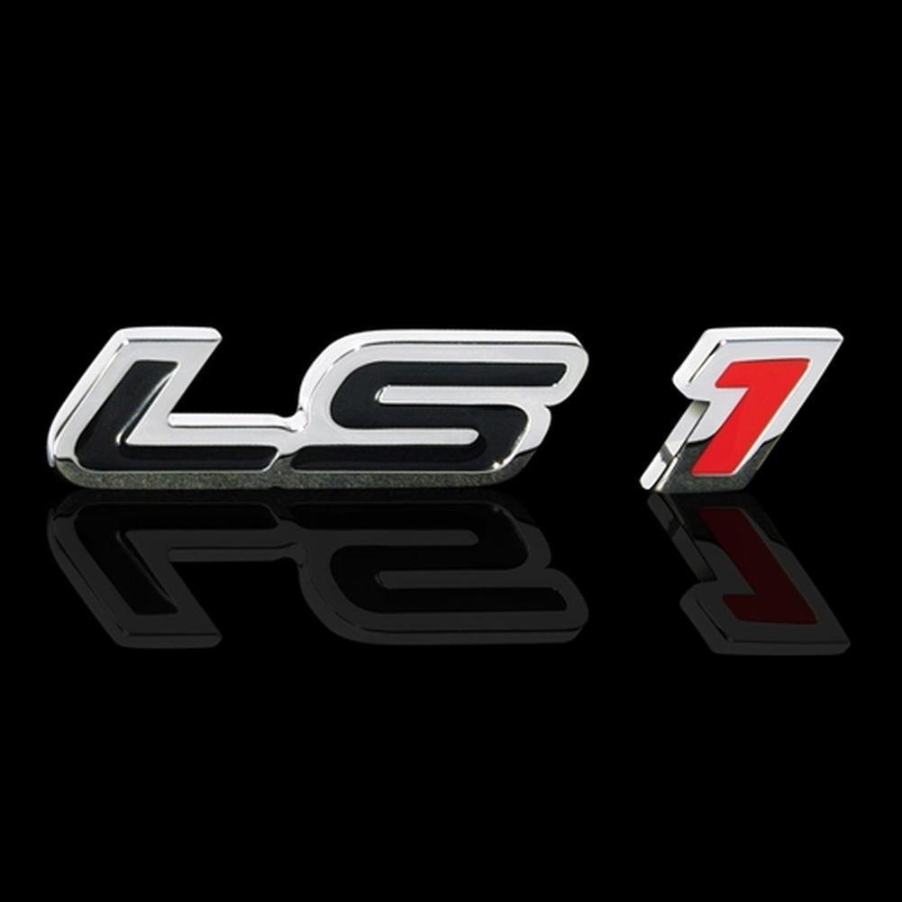 LS1 Billet Chrome Badge : Corvette 1997-2004 C5 & Z06 (1" Tall)-SR1 Performance