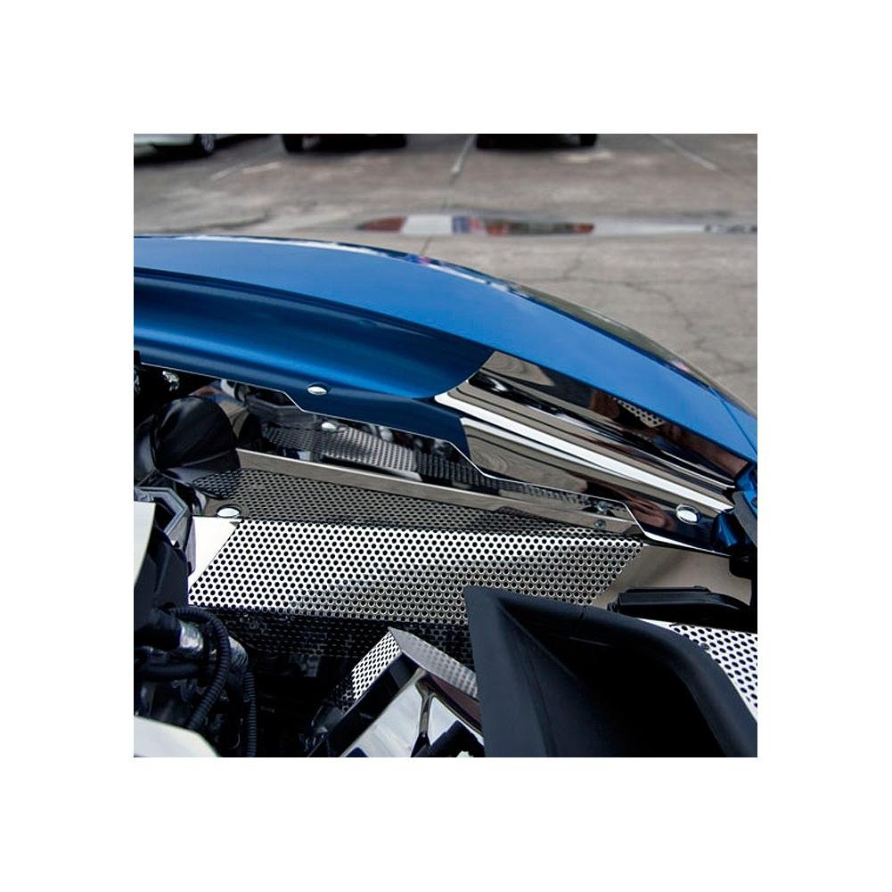 C7 Corvette Stingray Inner Fender Covers Perforated Polished 3Pc-SR1 Performance