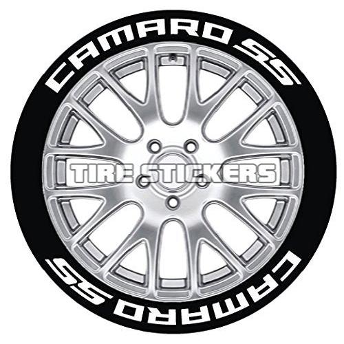 Camaro Tire Stickers - Permanent 1" (Camaro SS)-SR1 Performance