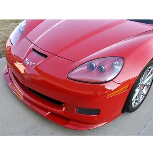 Corvette C6 ZR1 Style Front Splitter - Victory Red : 2006-13 C6 Z06, Grand Sport-SR1 Performance
