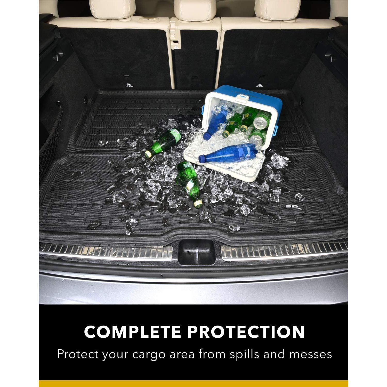 Tesla Model 3 Cargo Liner 3D MAXpider Custom Fit All-Weather Liner Kagu - Black-SR1 Performance