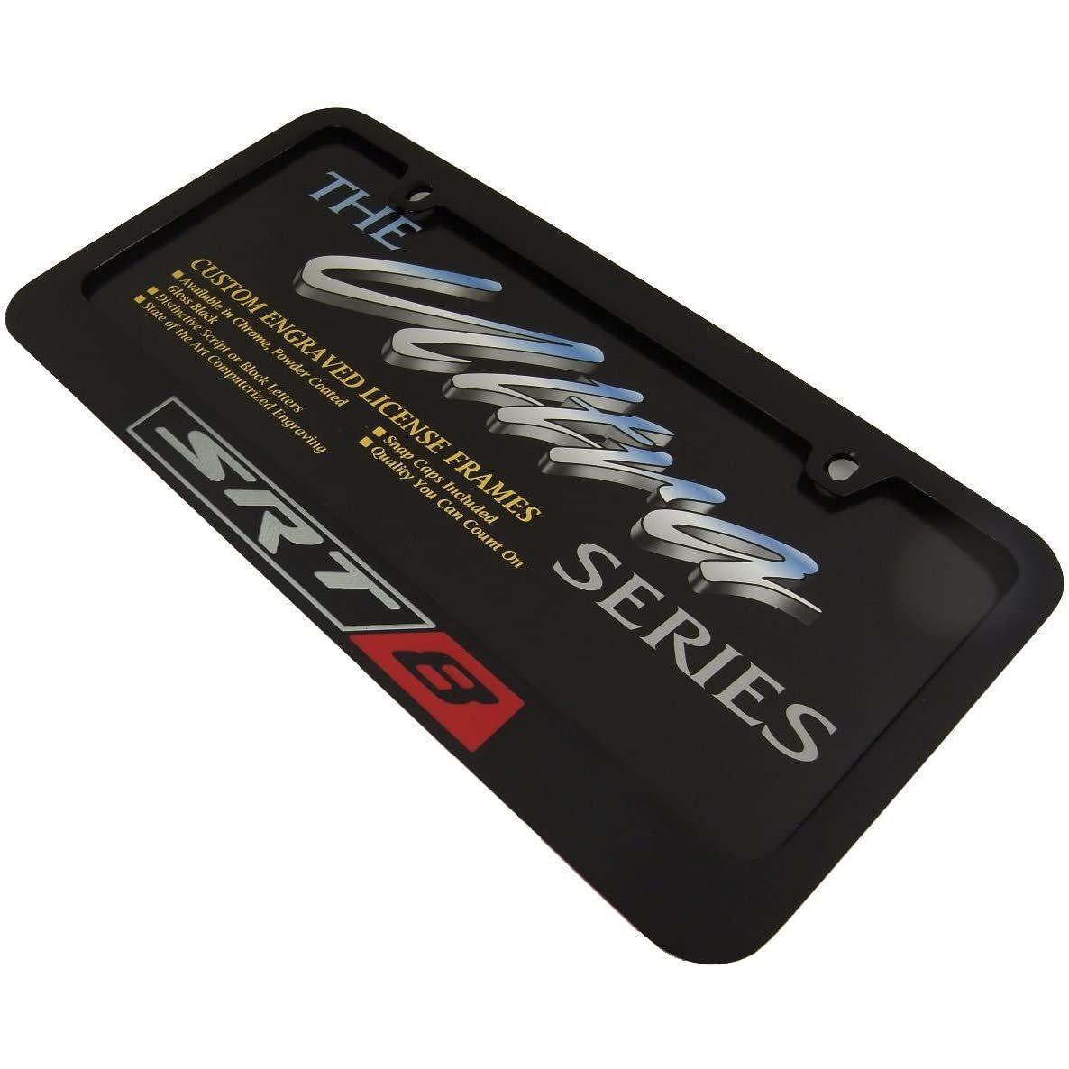 Dodge SRT-8 License Plate Frame - Black-SR1 Performance