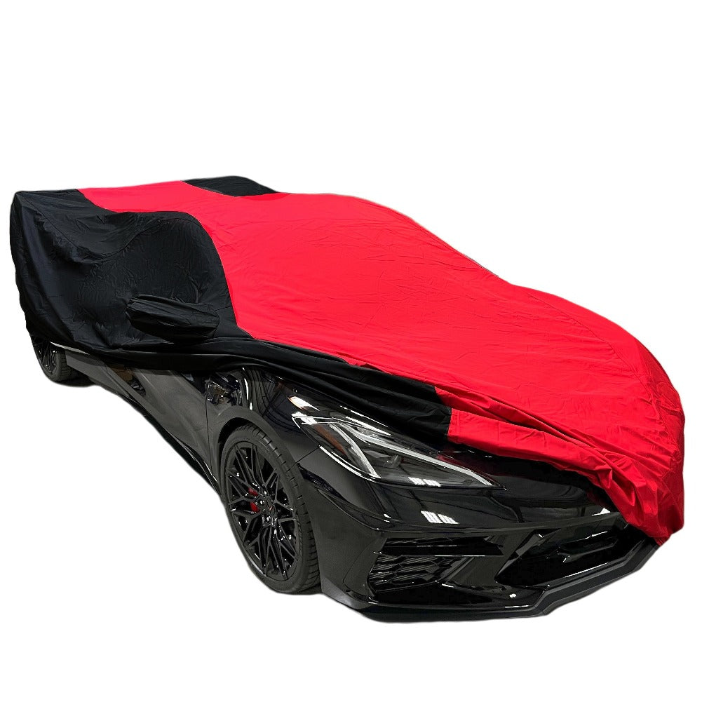 C8 Corvette Ultraguard Plus Car Cover - Indoor/Outdoor Protection: C8 Stingray, Z51 (Red/Black)-SR1 Performance