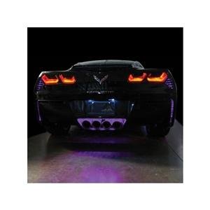 Corvette Rear Fascia/Exhaust LED Lighting Kit - RGB Bluetooth : C7 Stingray, Z51-SR1 Performance