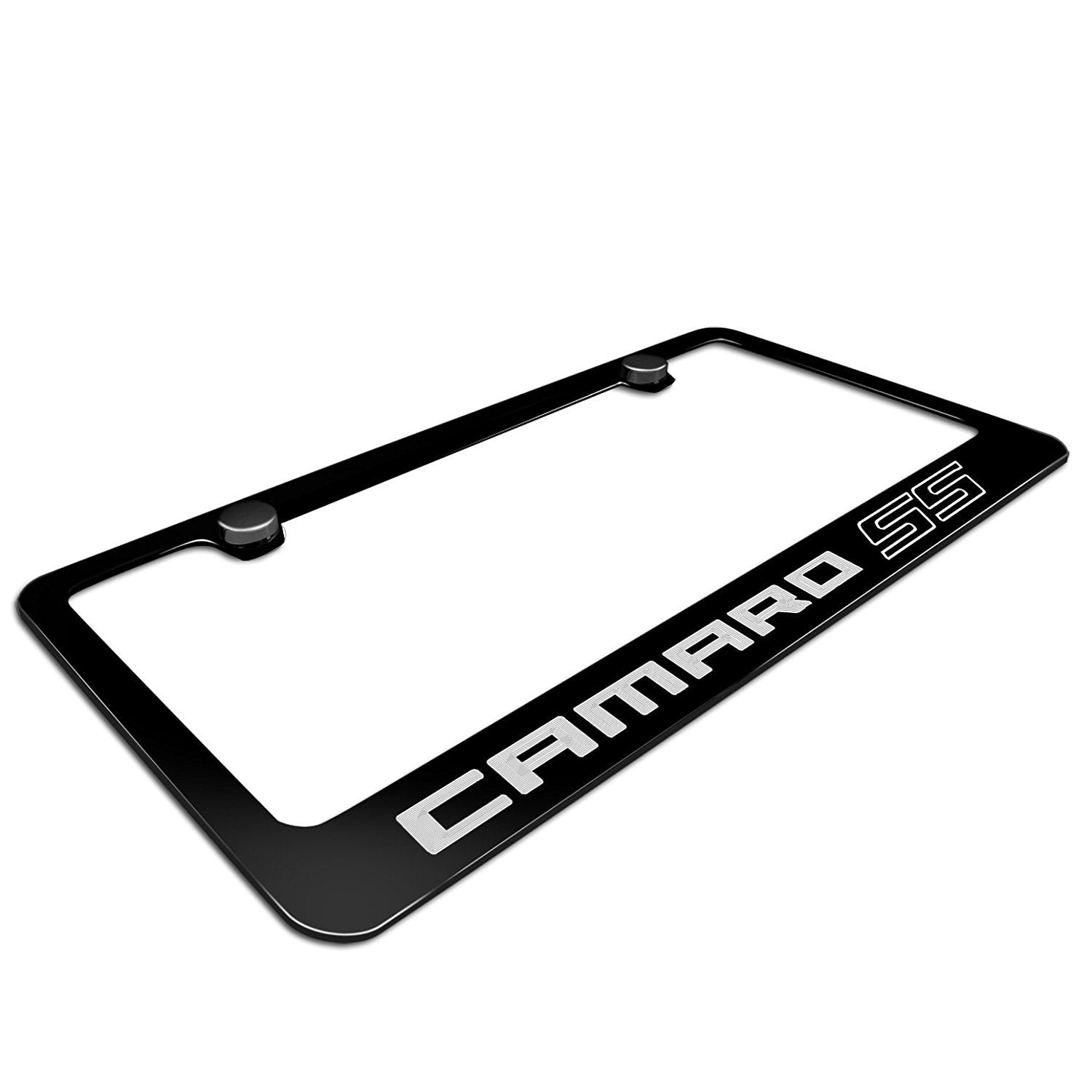 Camaro SS License Plate Frame - Black-SR1 Performance