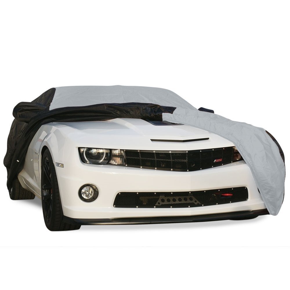 2010-2024 Camaro Ultraguard Plus Car Cover - 300D Indoor/Outdoor Protection - Gray/Black-SR1 Performance