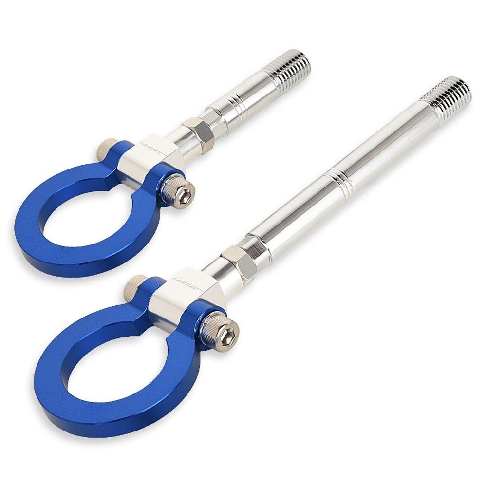Front and Rear WCC Tow Hooks - Anodized Red - C7 & C8 Corvette-SR1 Performance