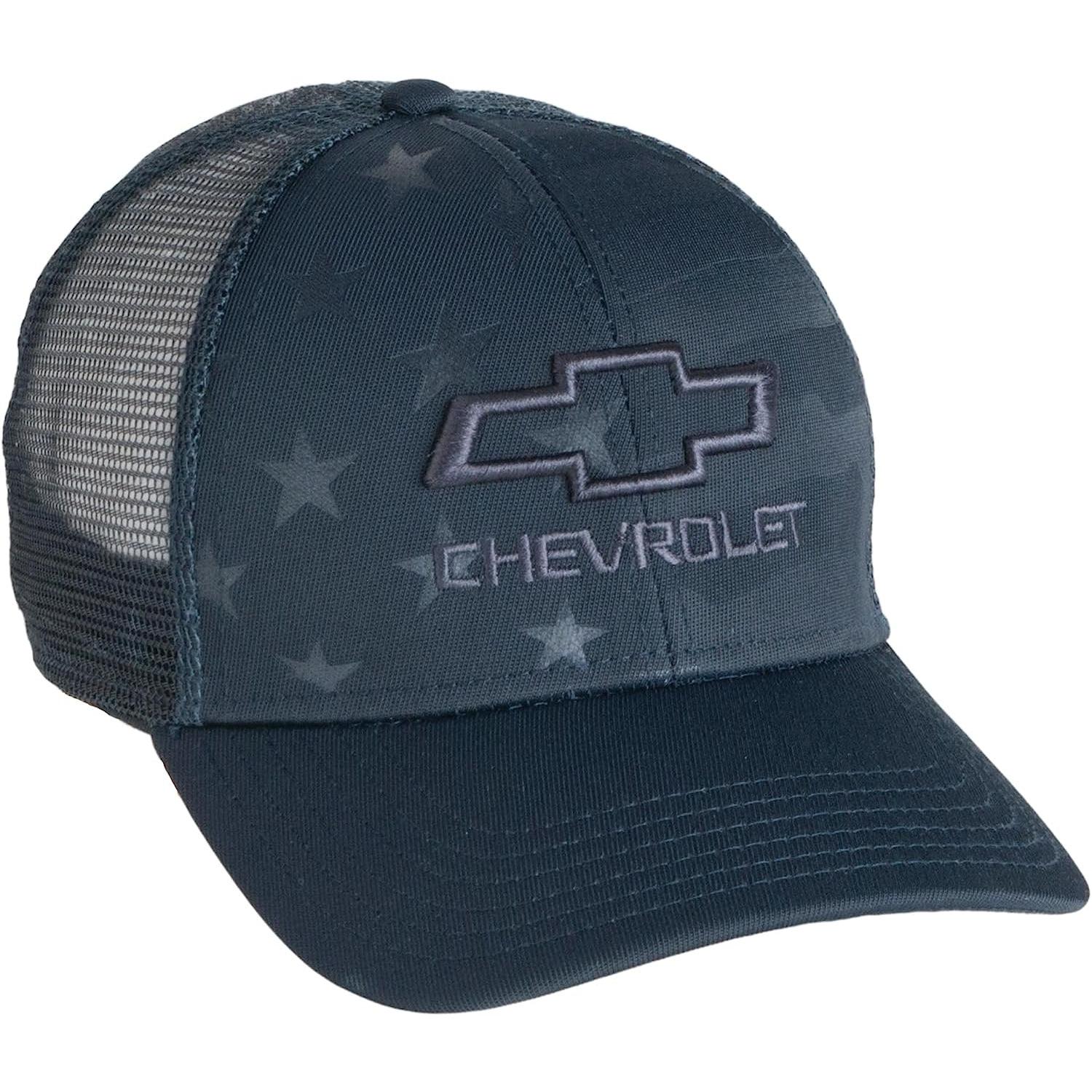 Chevrolet USA Stars and Stripes Hat - Chevy Tonal American Flag Cap-SR1 Performance