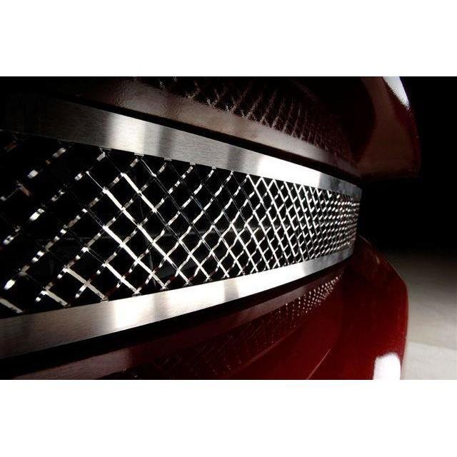 C6 Stainless Steel Diamond Laser Mesh Front Grille (05-13 C6)-SR1 Performance