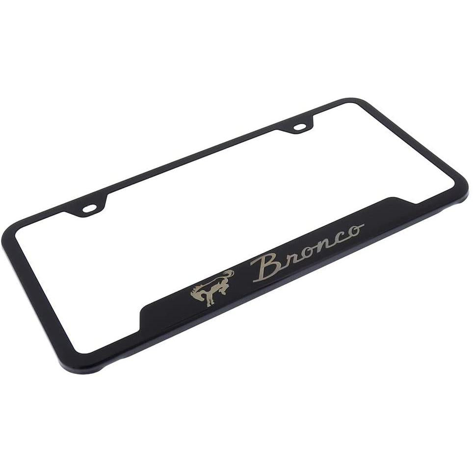 Ford Bronco License Plate Frame - Black-SR1 Performance