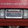 C5 Corvette Engraved License Plate Frame - Chrome-SR1 Performance