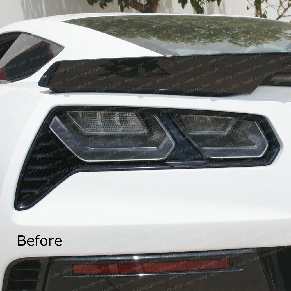 Corvette Blackout Kit - Molded Acrylic Rear Taillights : C7, Stingray, Z51, Z06, Grand Sport-SR1 Performance