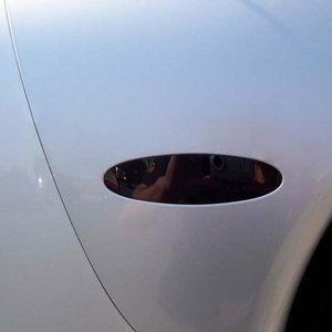 Corvette Low Profile Acrylic Rear Side Marker Blackout Kit 2 Pc. : 1997-2004 C5 & Z06-SR1 Performance