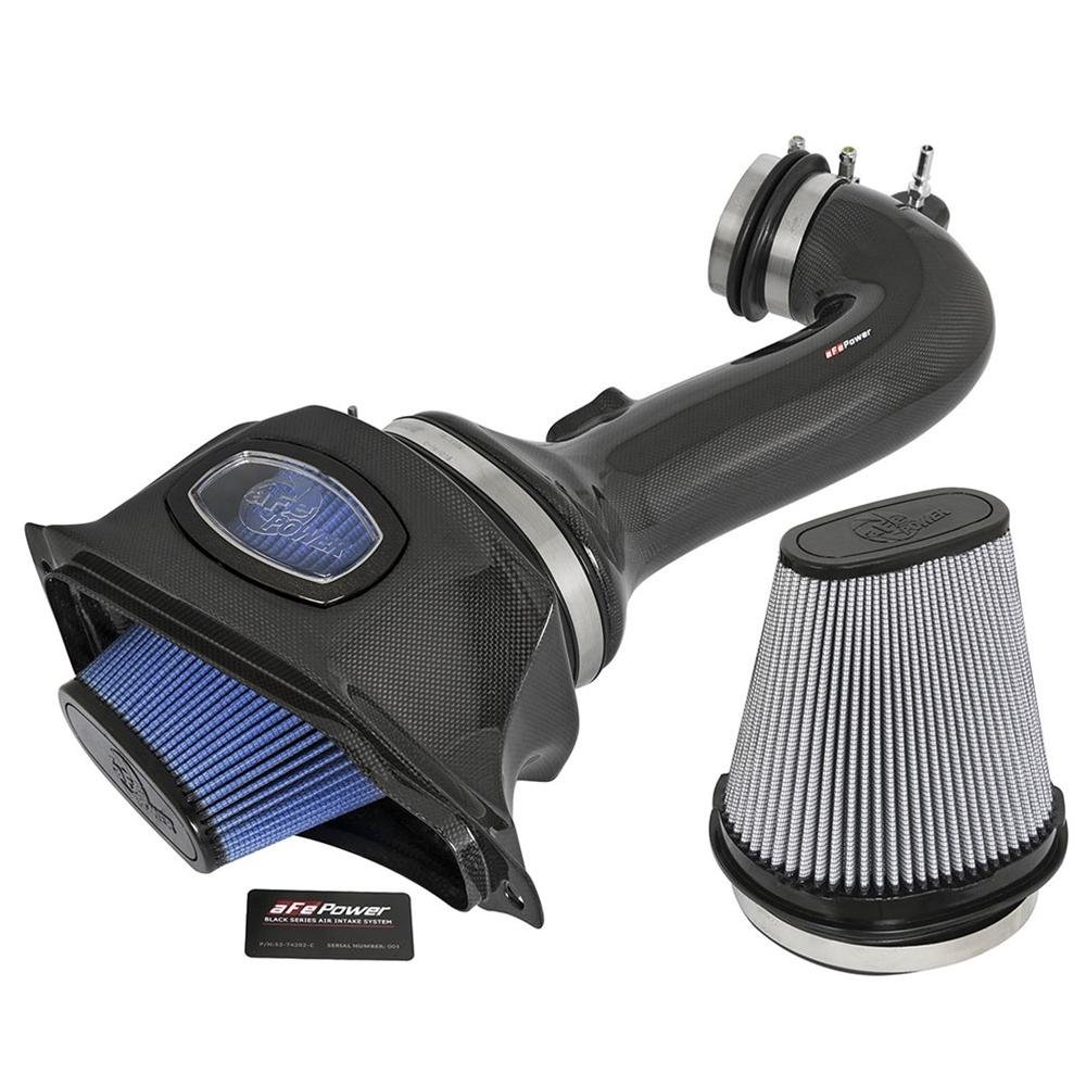 C7 Z06 Corvette Cold Air Intake System aFe Black Series Momentum Carbon Fiber-SR1 Performance