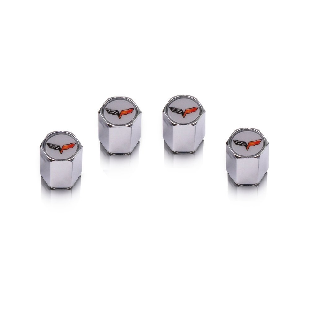 C6 Corvette Valve Stem Caps Set-SR1 Performance