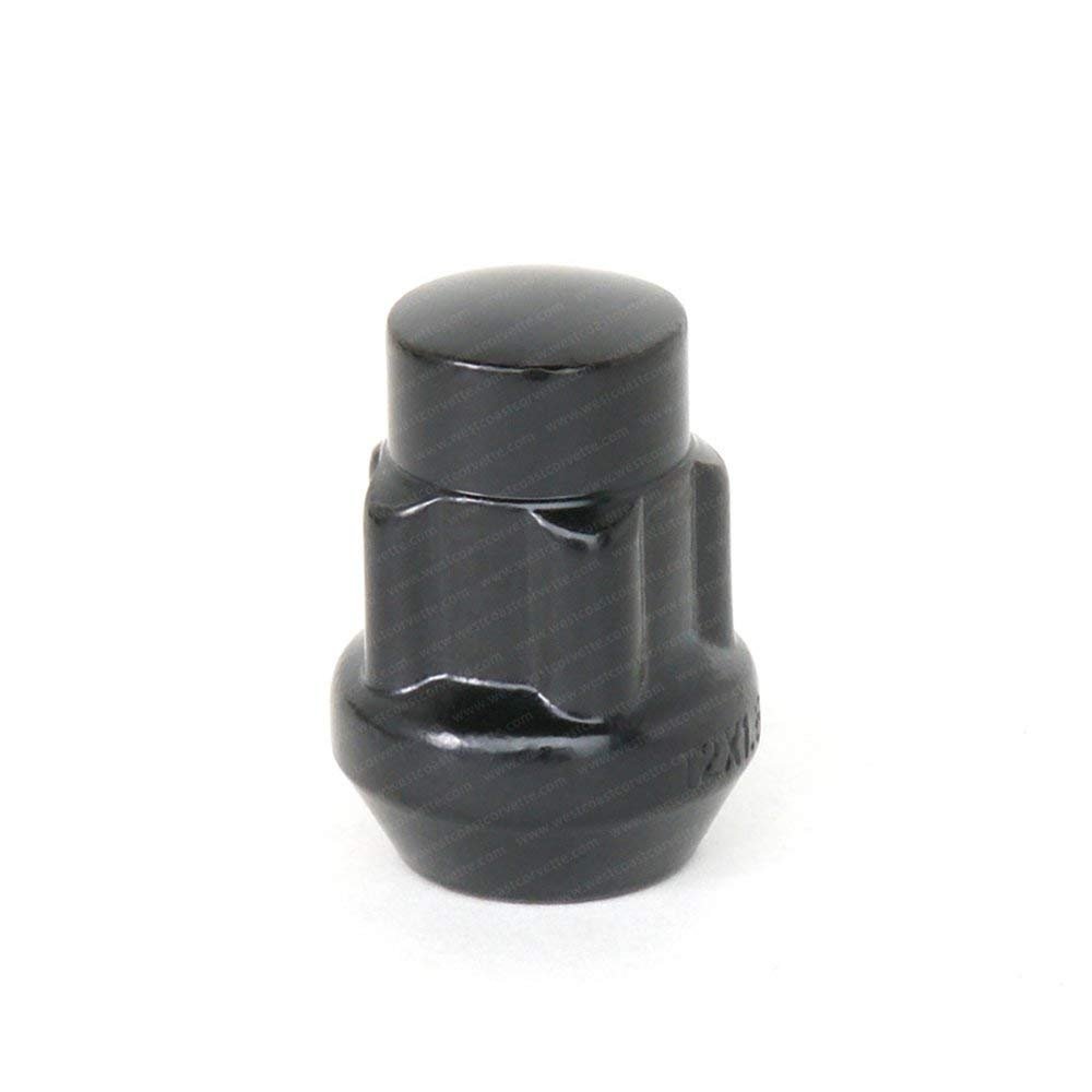 Black Acorn Lug Nuts & Wheel Locks Kit-SR1 Performance