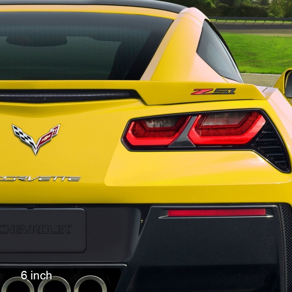 C7, C8 Corvette Z51 Badge Emblem - Domed - Carbon Fiber Look-SR1 Performance